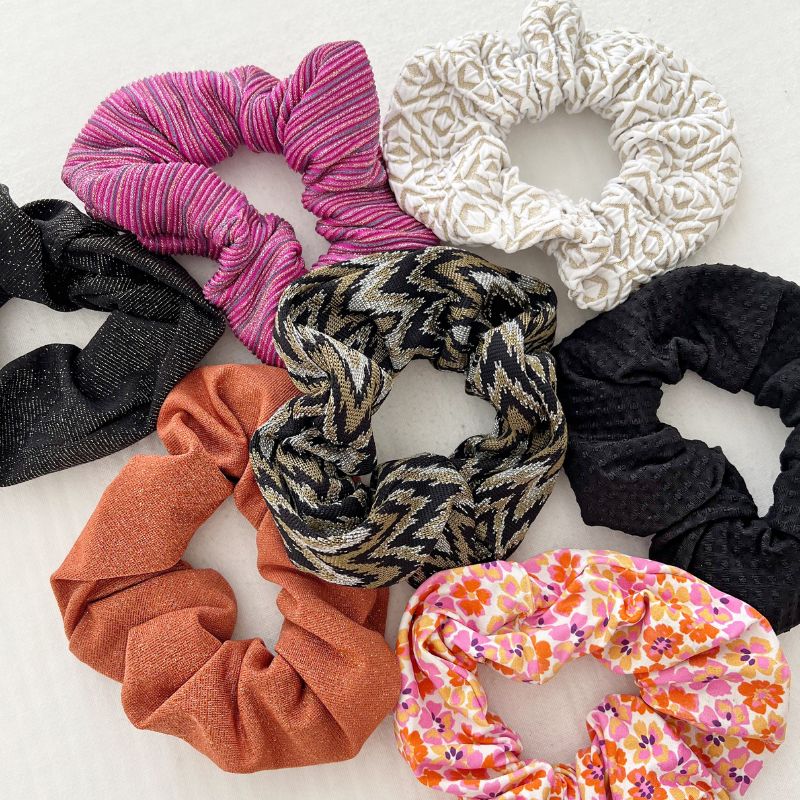 BIANCA scrunchie | Purple lurex