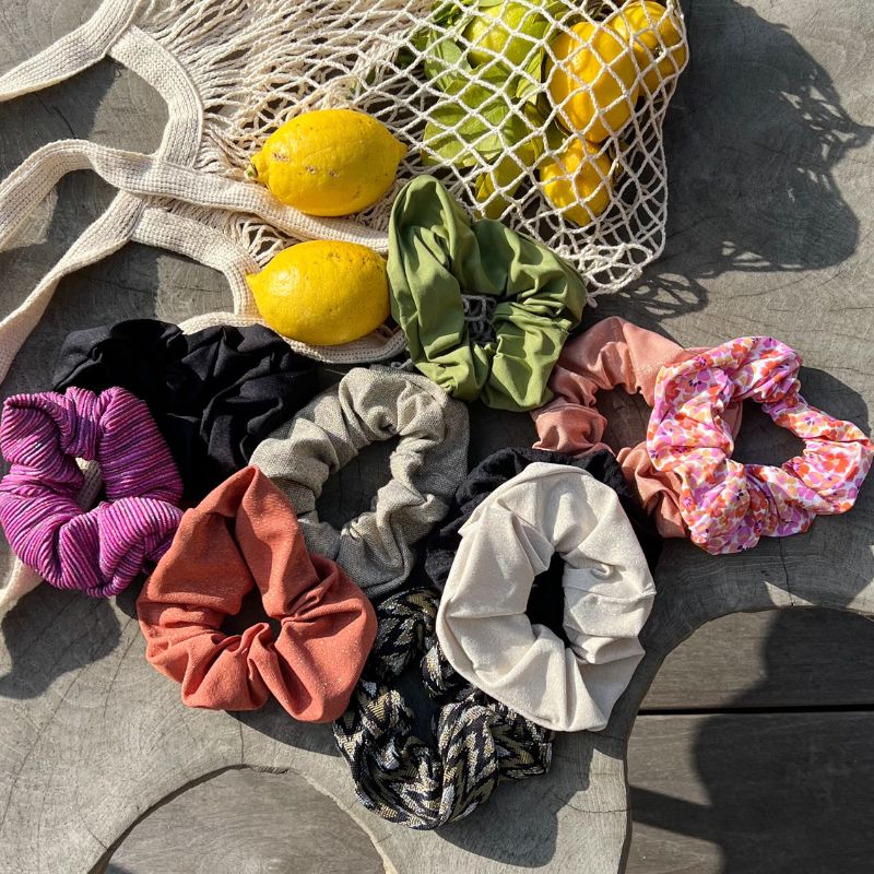 BIANCA scrunchie | Purple lurex