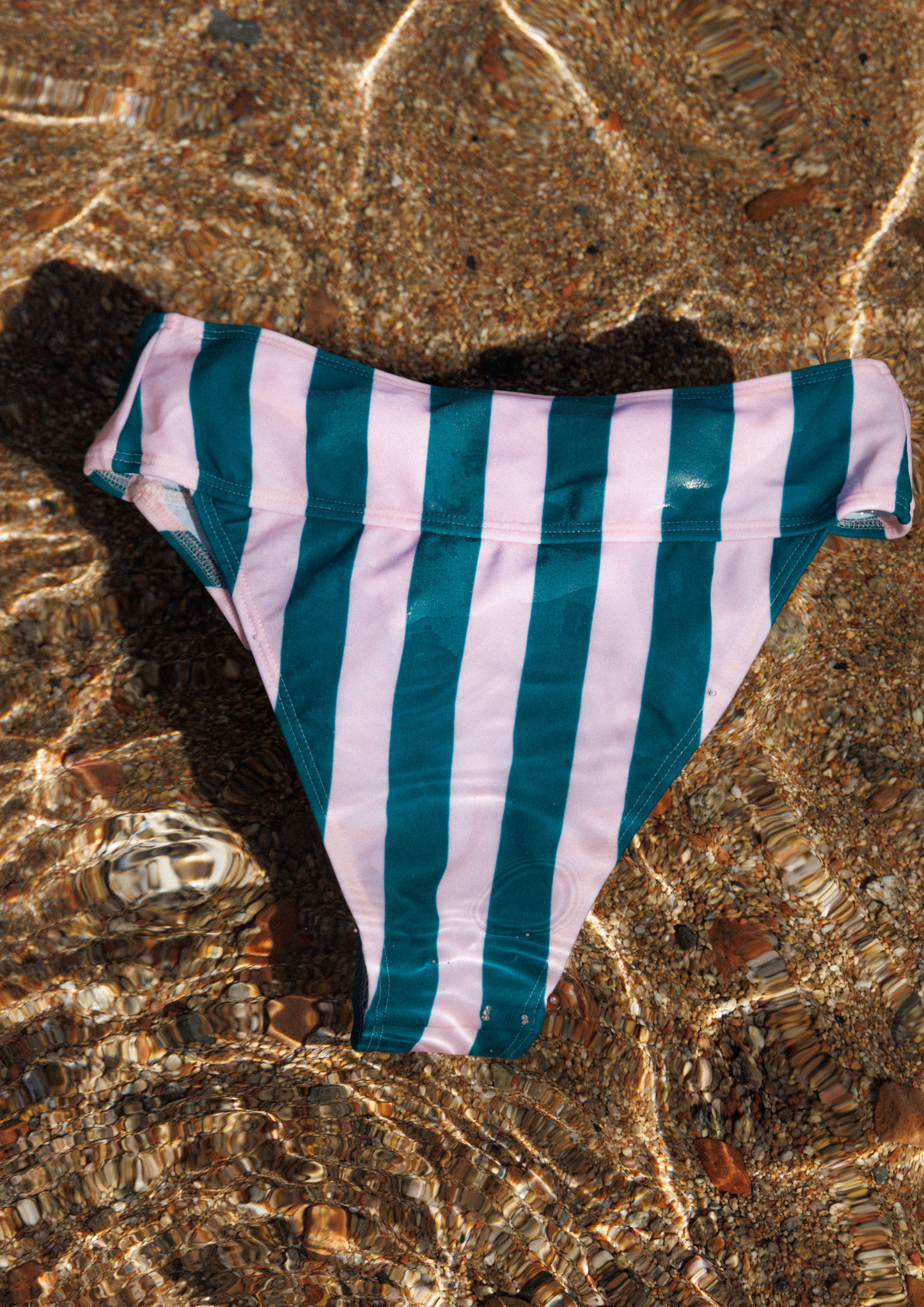 Maillot culotte haute LEMON | Matcha pink