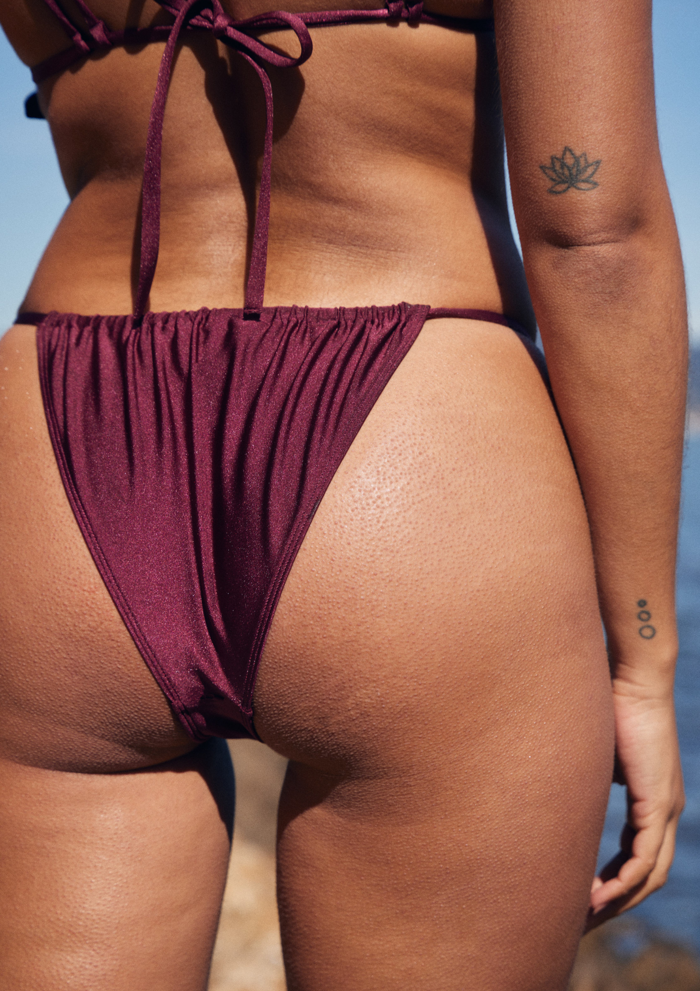 CAMILA swimsuit briefs | Garnet