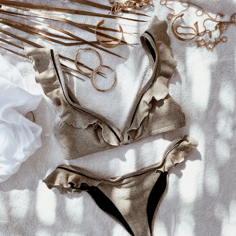 Maillot culotte JOSÉPHINE | Sable Doré