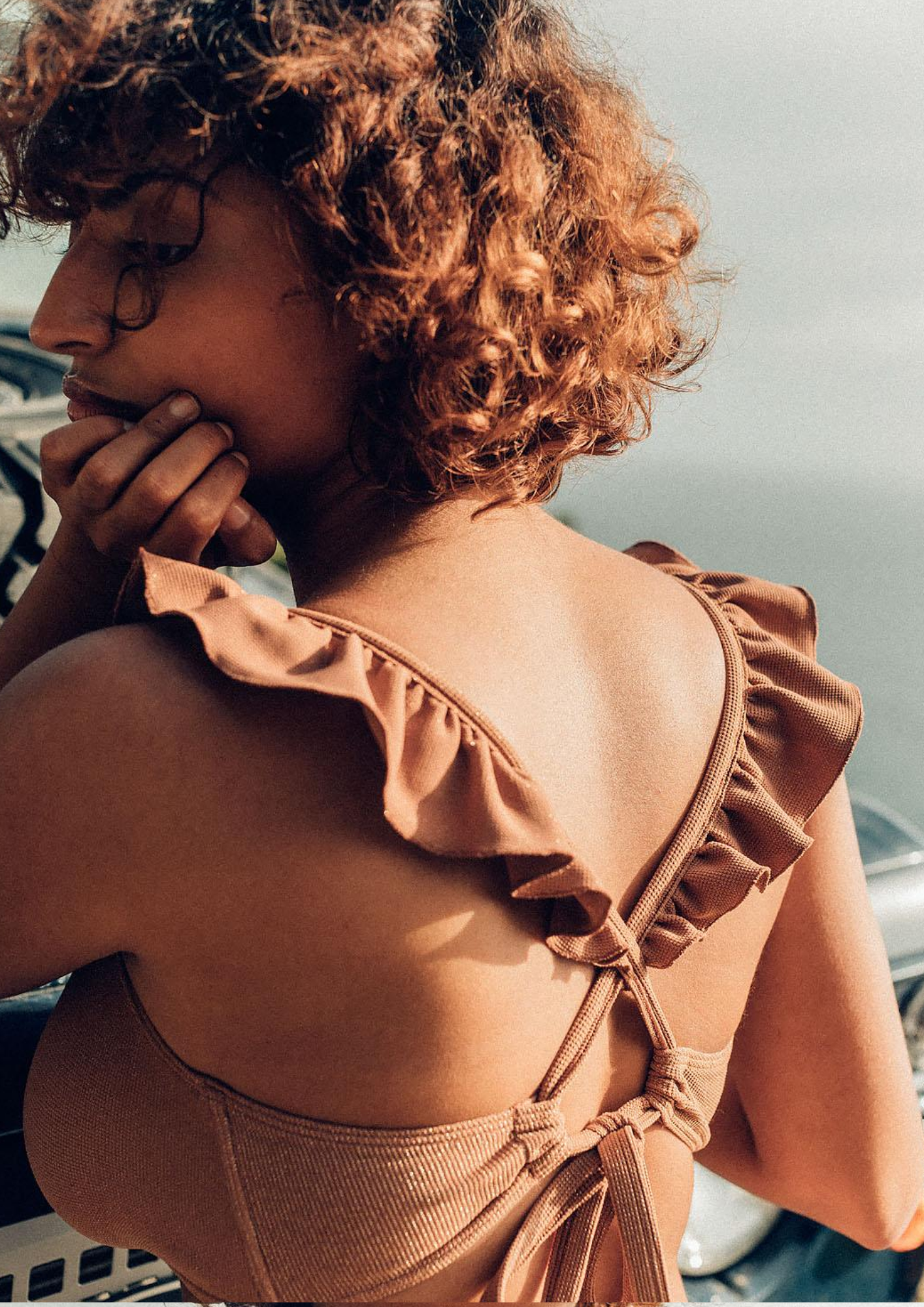 Maillot triangle ANNE | Terracotta