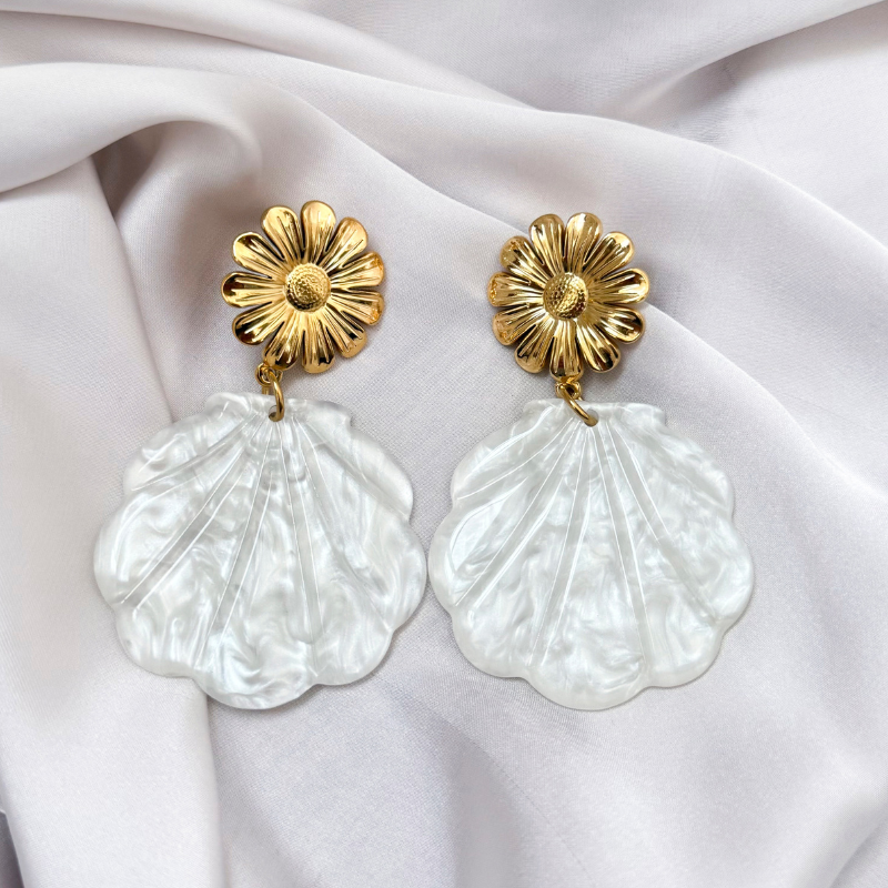 Boucles d'oreilles NOÉ | Opale