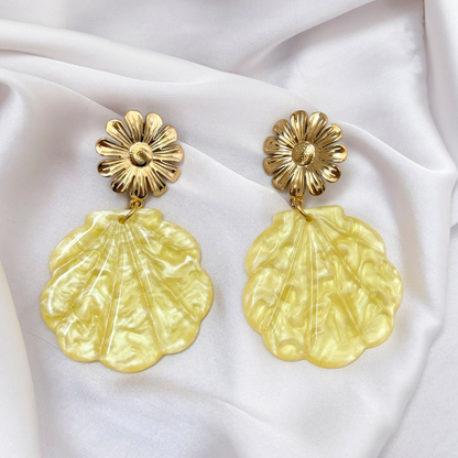 Boucles d'oreilles NOÉ | Citron