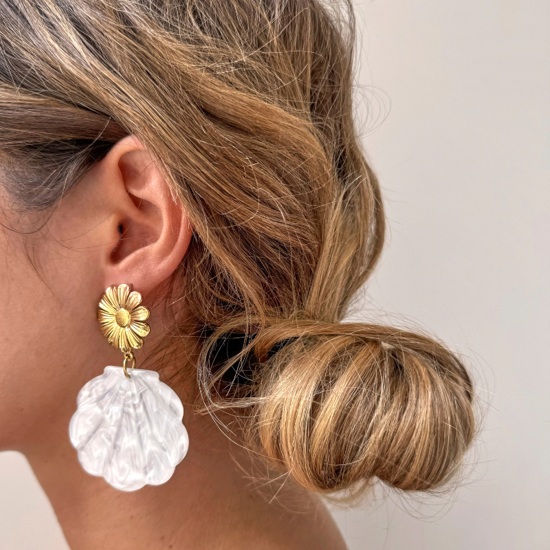 Boucles d'oreilles NOÉ | Opale