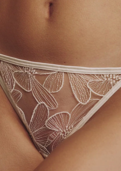 Soutien-gorge bustier corbeille LÉONIE | Ivoire