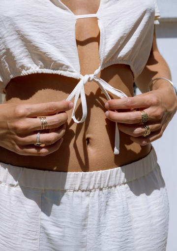 Crop top CIOTAT | Ivoire